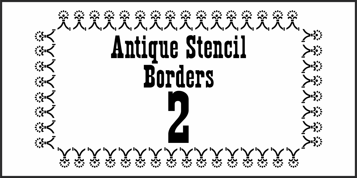 Antique Stencil Borders Two JNL